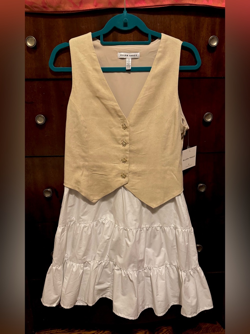 Ellen Tracy Two Cool Mini Dress